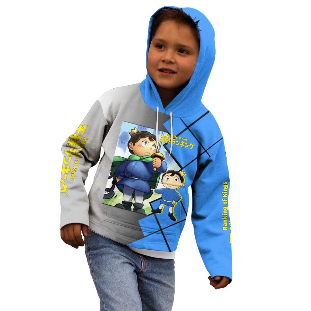 Boji San Ranking of Kings Kid Hoodie with Brave Hero Pose and Courageous Adventure Design - The Mazicc