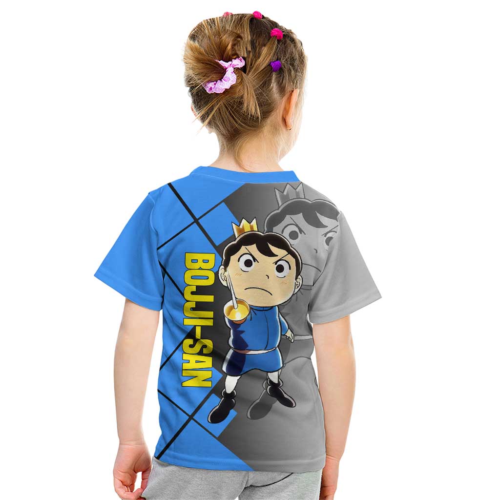 Boji San Ranking of Kings Kid T Shirt with Brave Hero Pose and Courageous Adventure Design - The Mazicc