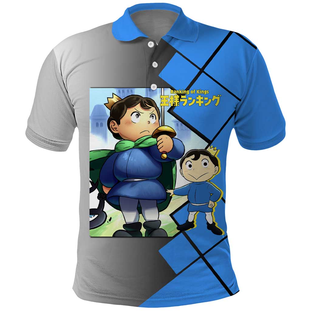 Boji San Ranking of Kings Polo Shirt with Brave Hero Pose and Courageous Adventure Design - The Mazicc