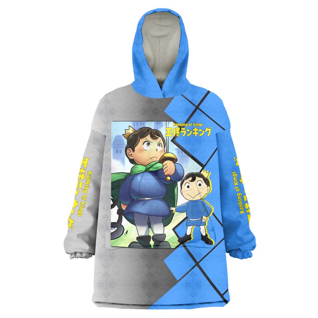 Boji San Ranking of Kings Wearable Blanket Hoodie with Brave Hero Pose and Courageous Adventure Design - The Mazicc