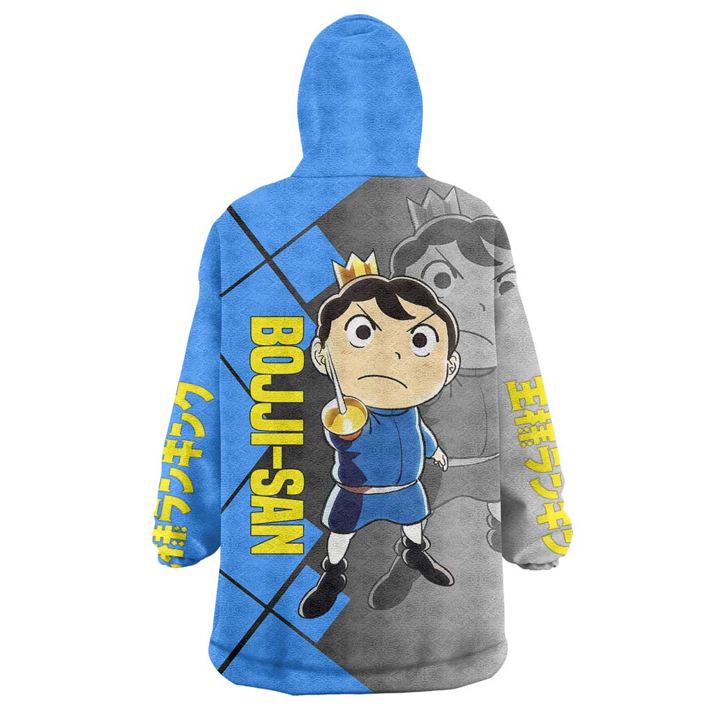 Boji San Ranking of Kings Wearable Blanket Hoodie with Brave Hero Pose and Courageous Adventure Design - The Mazicc