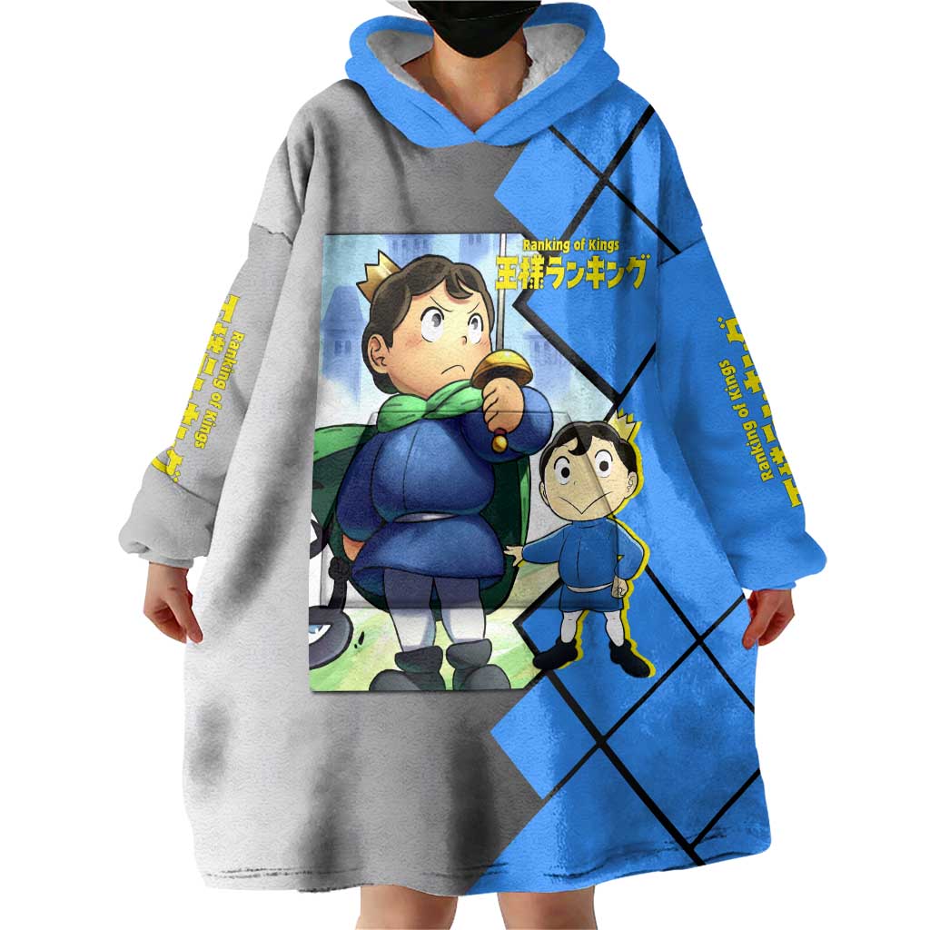 Boji San Ranking of Kings Wearable Blanket Hoodie with Brave Hero Pose and Courageous Adventure Design - The Mazicc