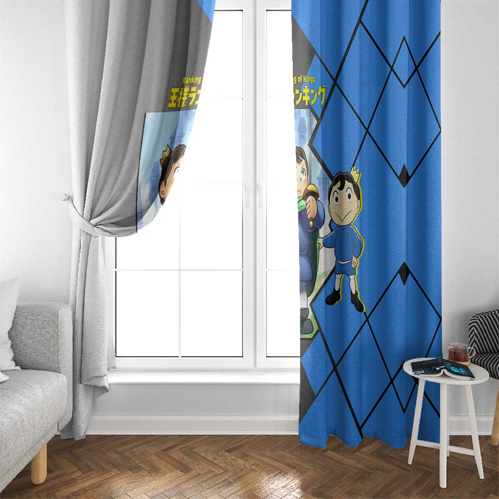 Boji San Ranking of Kings Window Curtain with Brave Hero Pose and Courageous Adventure Design - The Mazicc