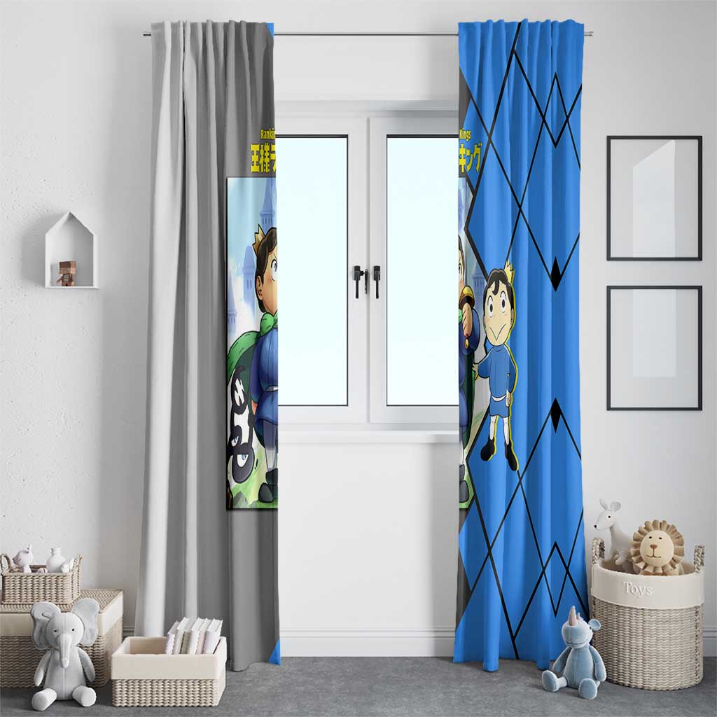 Boji San Ranking of Kings Window Curtain with Brave Hero Pose and Courageous Adventure Design - The Mazicc