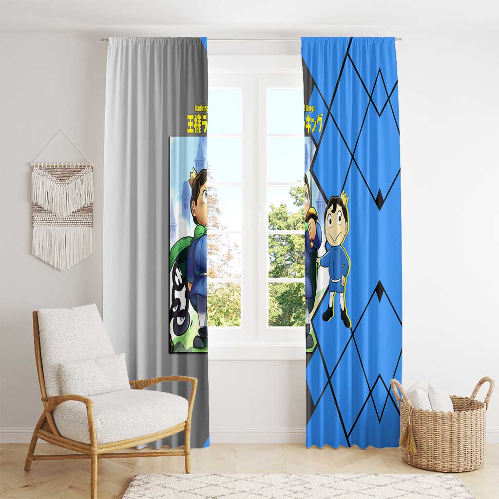 Boji San Ranking of Kings Window Curtain with Brave Hero Pose and Courageous Adventure Design - The Mazicc
