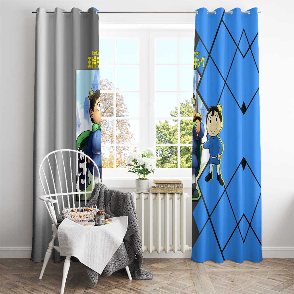 Boji San Ranking of Kings Window Curtain with Brave Hero Pose and Courageous Adventure Design - The Mazicc