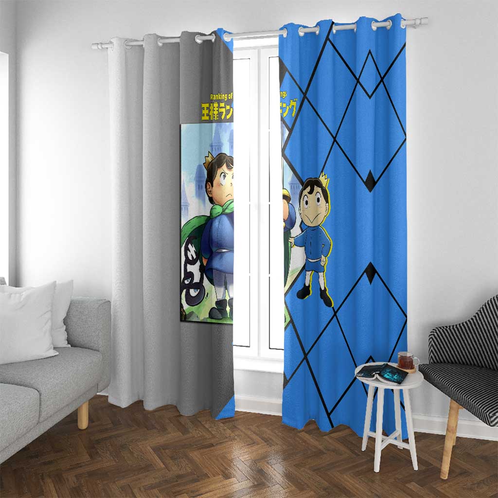 Boji San Ranking of Kings Window Curtain with Brave Hero Pose and Courageous Adventure Design - The Mazicc