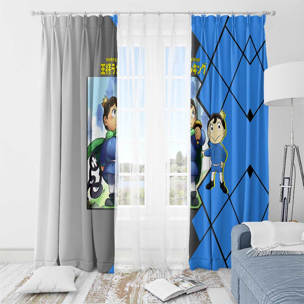 Boji San Ranking of Kings Window Curtain with Brave Hero Pose and Courageous Adventure Design - The Mazicc