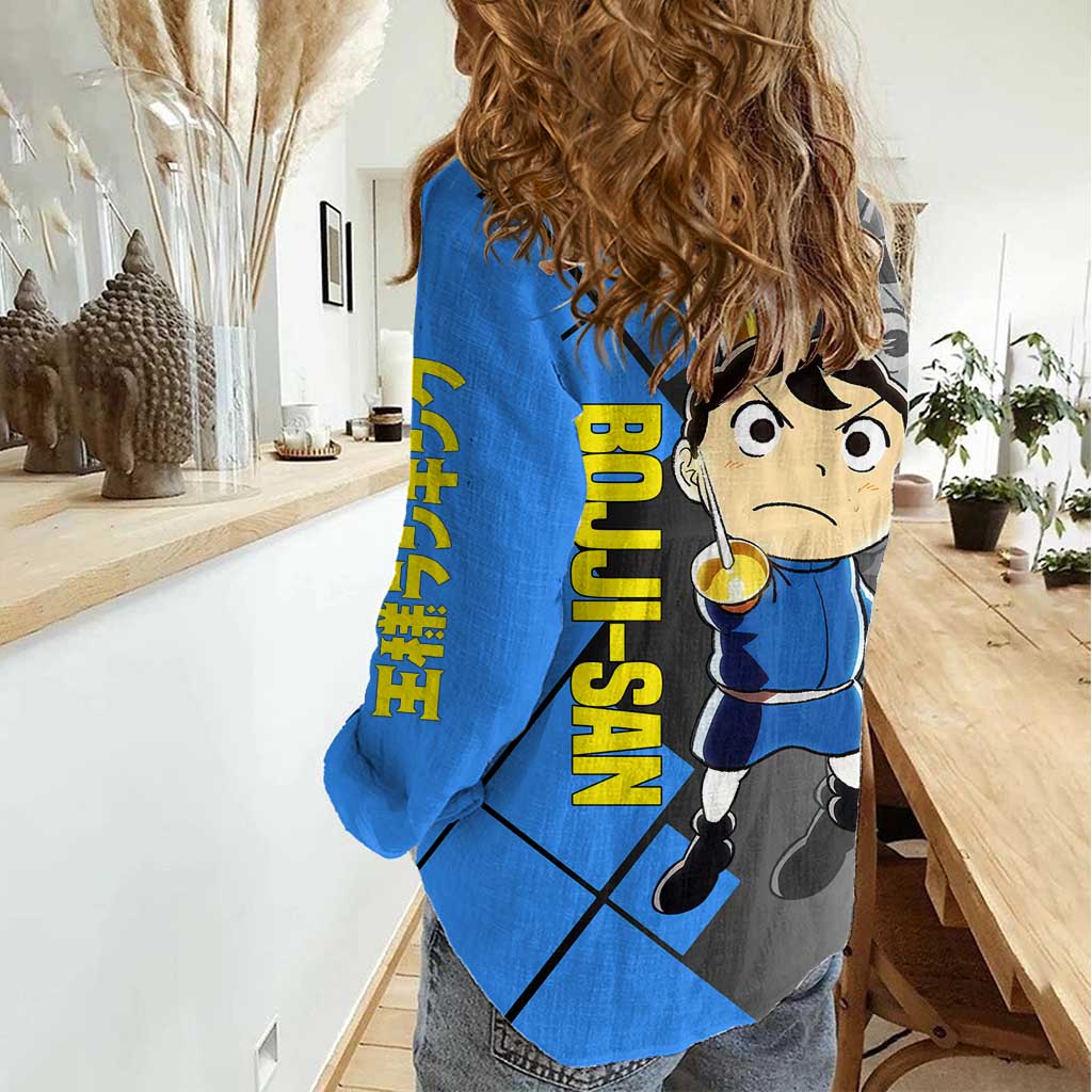 Boji San Ranking of Kings Women Casual Shirt with Brave Hero Pose and Courageous Adventure Design - The Mazicc