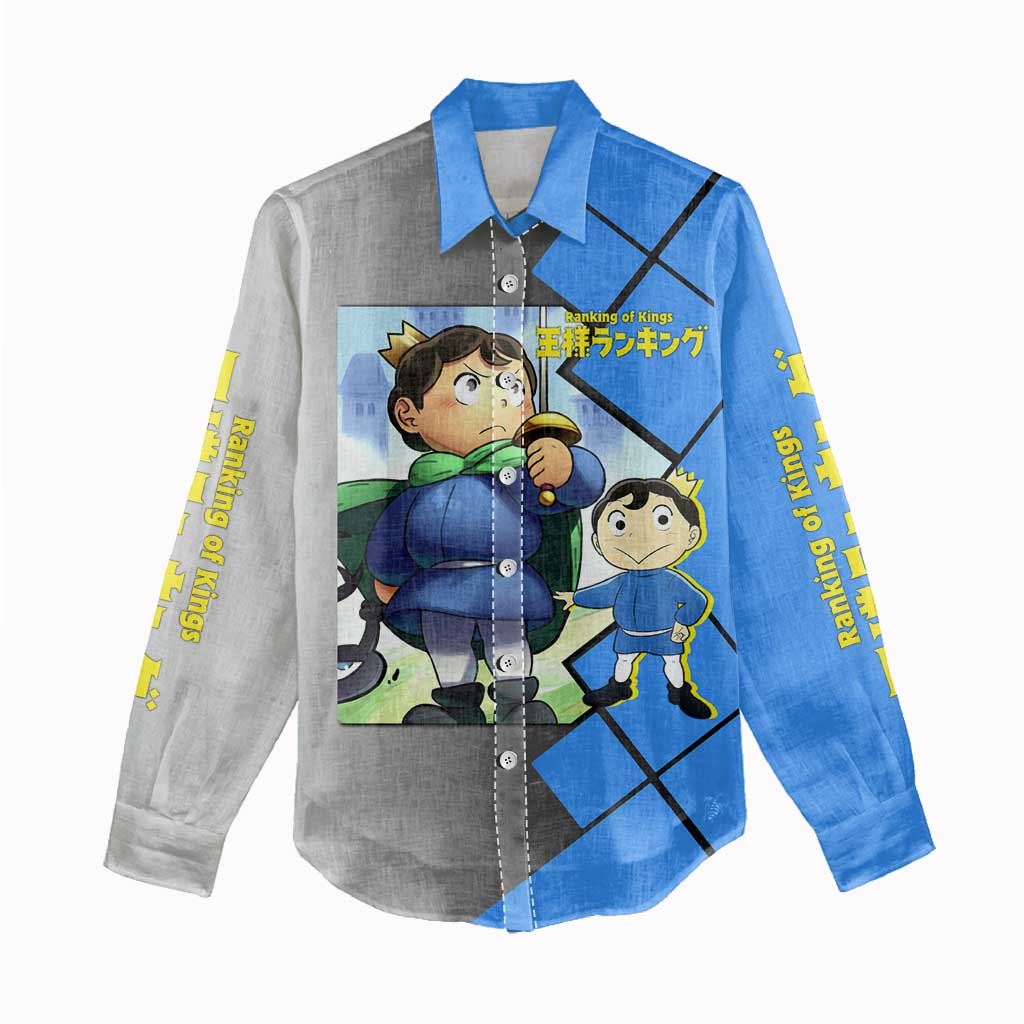 Boji San Ranking of Kings Women Casual Shirt with Brave Hero Pose and Courageous Adventure Design - The Mazicc