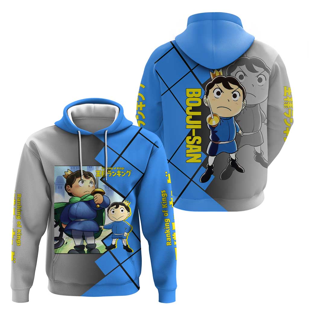 Boji San Ranking of Kings Zip Hoodie with Brave Hero Pose and Courageous Adventure Design - The Mazicc