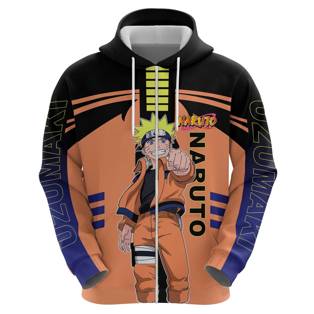 Naruto Uzumaki Naruto Hoodie with Sage Mode and Rasengan Ninja Action Design - The Mazicc