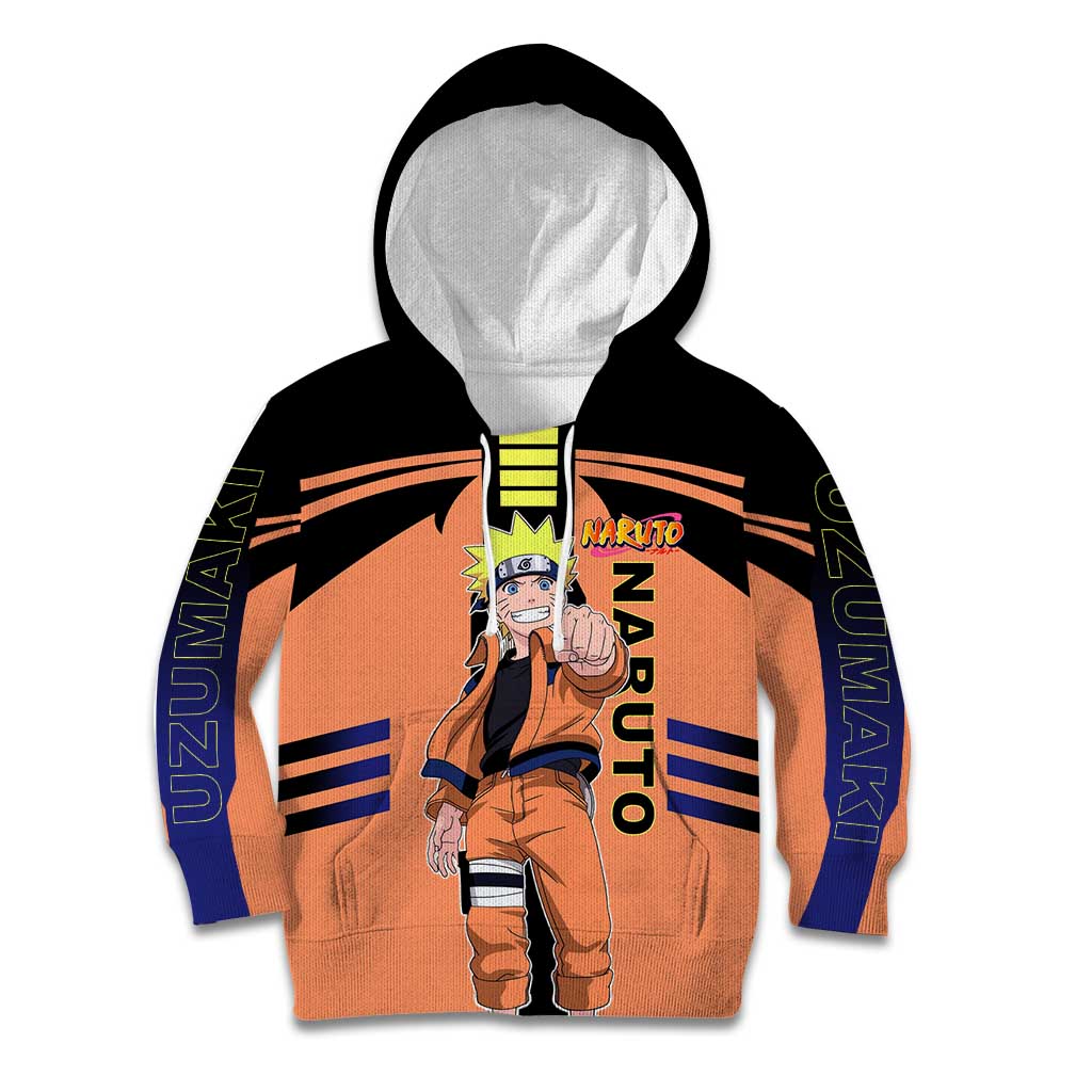 Naruto Uzumaki Naruto Kid Hoodie with Sage Mode and Rasengan Ninja Action Design - The Mazicc