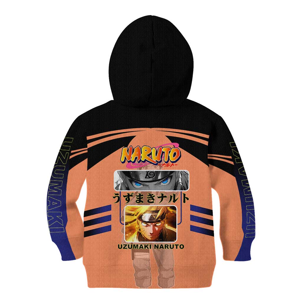 Naruto Uzumaki Naruto Kid Hoodie with Sage Mode and Rasengan Ninja Action Design - The Mazicc