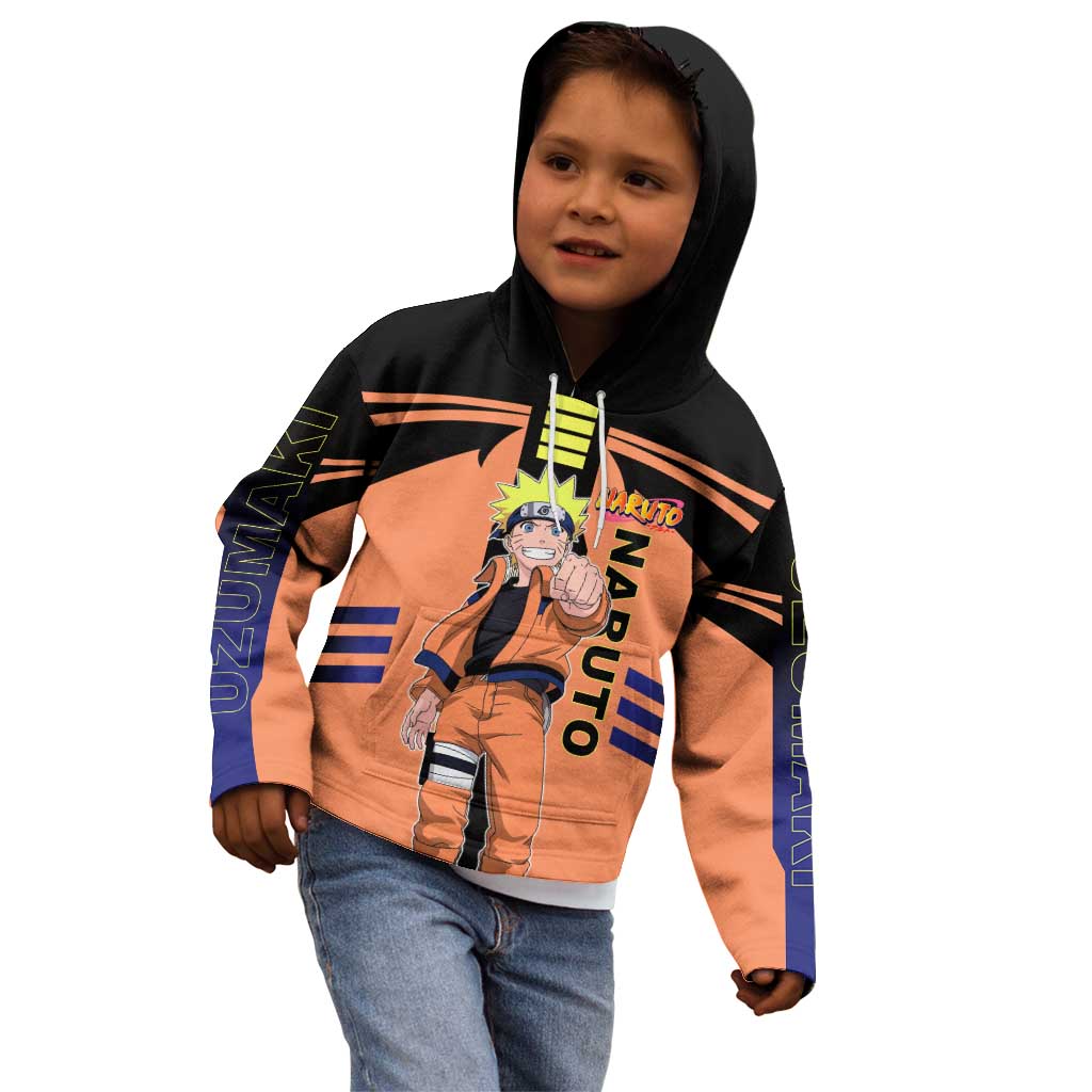Naruto Uzumaki Naruto Kid Hoodie with Sage Mode and Rasengan Ninja Action Design - The Mazicc