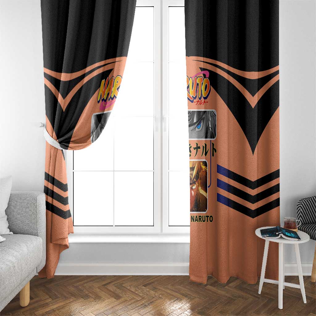 Naruto Uzumaki Naruto Window Curtain with Sage Mode and Rasengan Ninja Action Design - The Mazicc