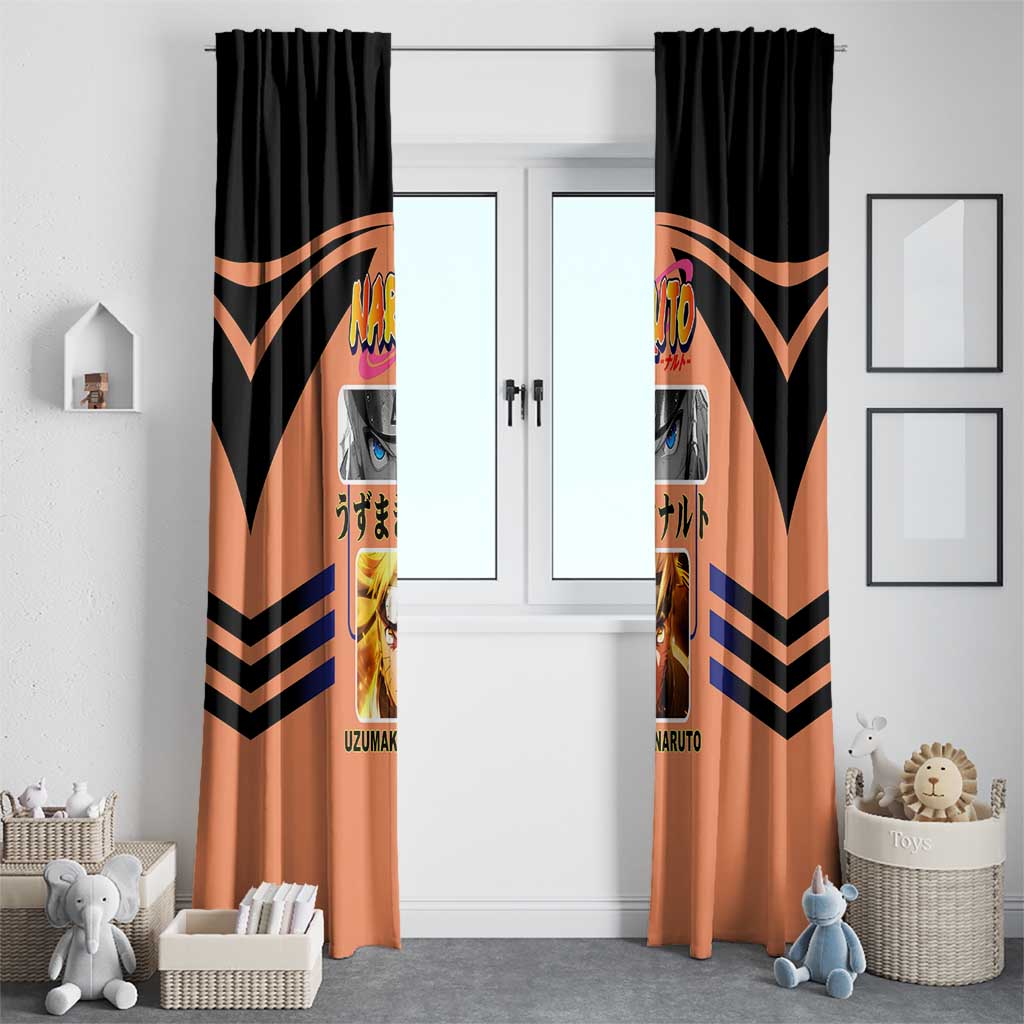 Naruto Uzumaki Naruto Window Curtain with Sage Mode and Rasengan Ninja Action Design - The Mazicc