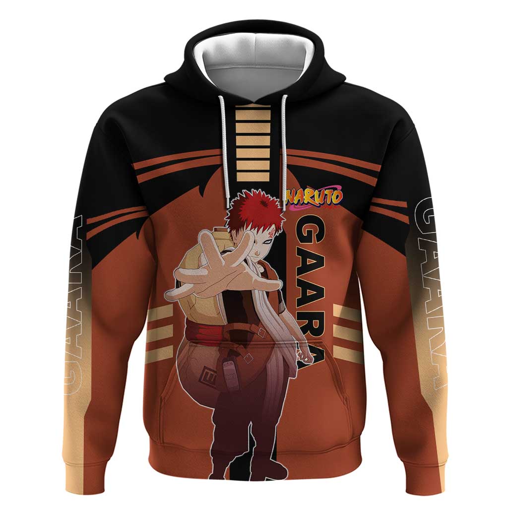 Gaara Naruto Hoodie with Sand Manipulation and Desert Ninja Design - The Mazicc