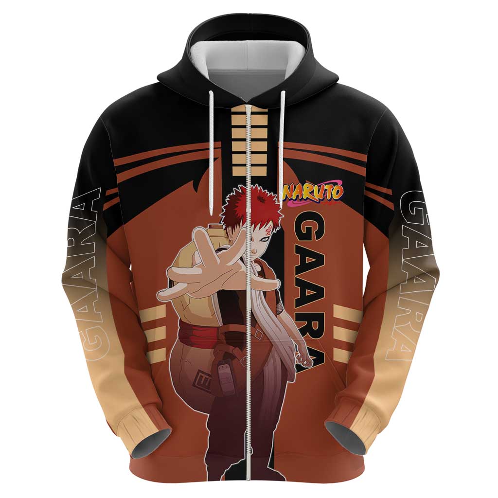Gaara Naruto Hoodie with Sand Manipulation and Desert Ninja Design - The Mazicc