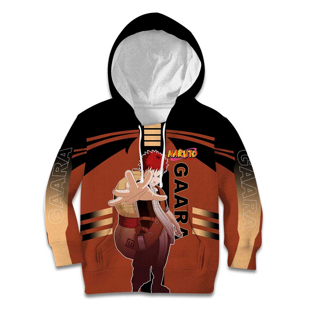 Gaara Naruto Kid Hoodie with Sand Manipulation and Desert Ninja Design - The Mazicc