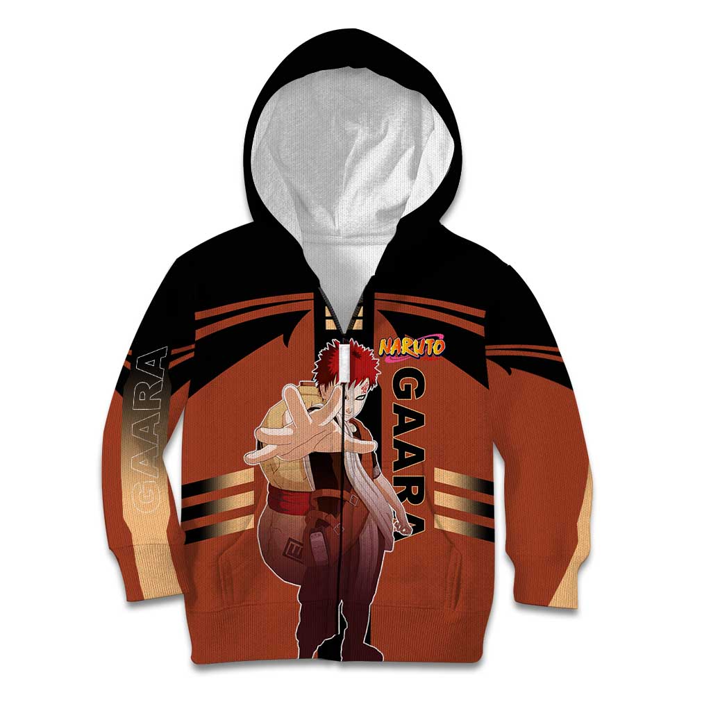 Gaara Naruto Kid Hoodie with Sand Manipulation and Desert Ninja Design - The Mazicc