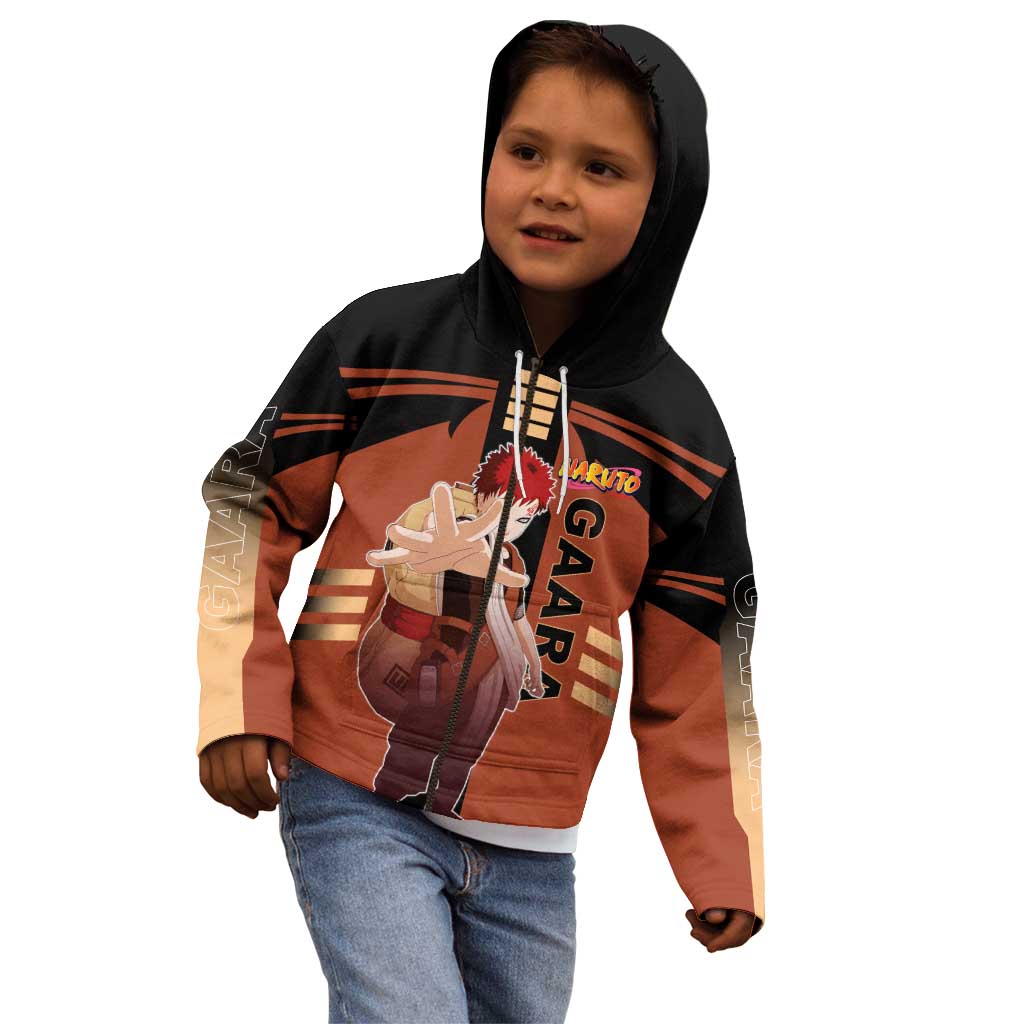Gaara Naruto Kid Hoodie with Sand Manipulation and Desert Ninja Design - The Mazicc