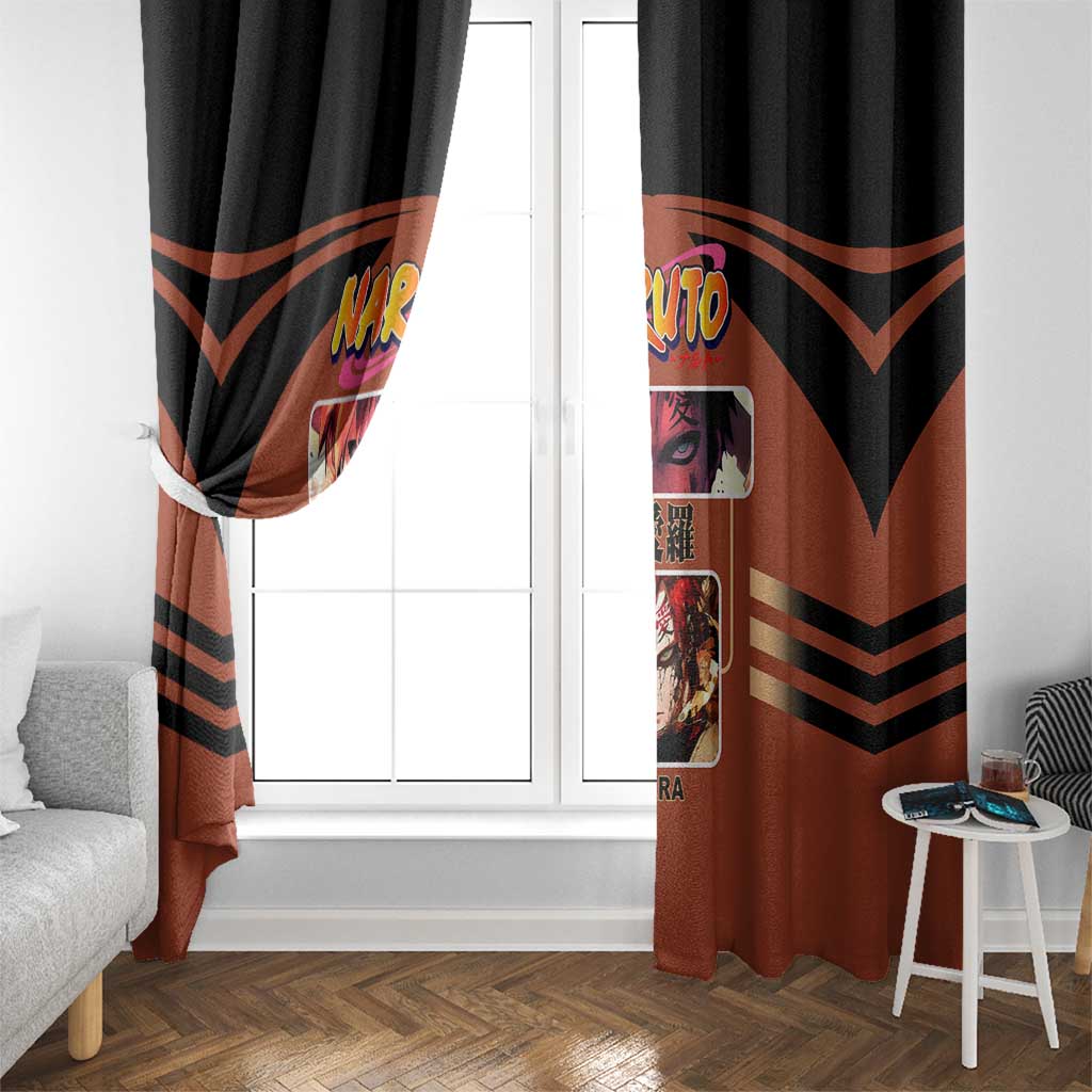 Gaara Naruto Window Curtain with Sand Manipulation and Desert Ninja Design - The Mazicc