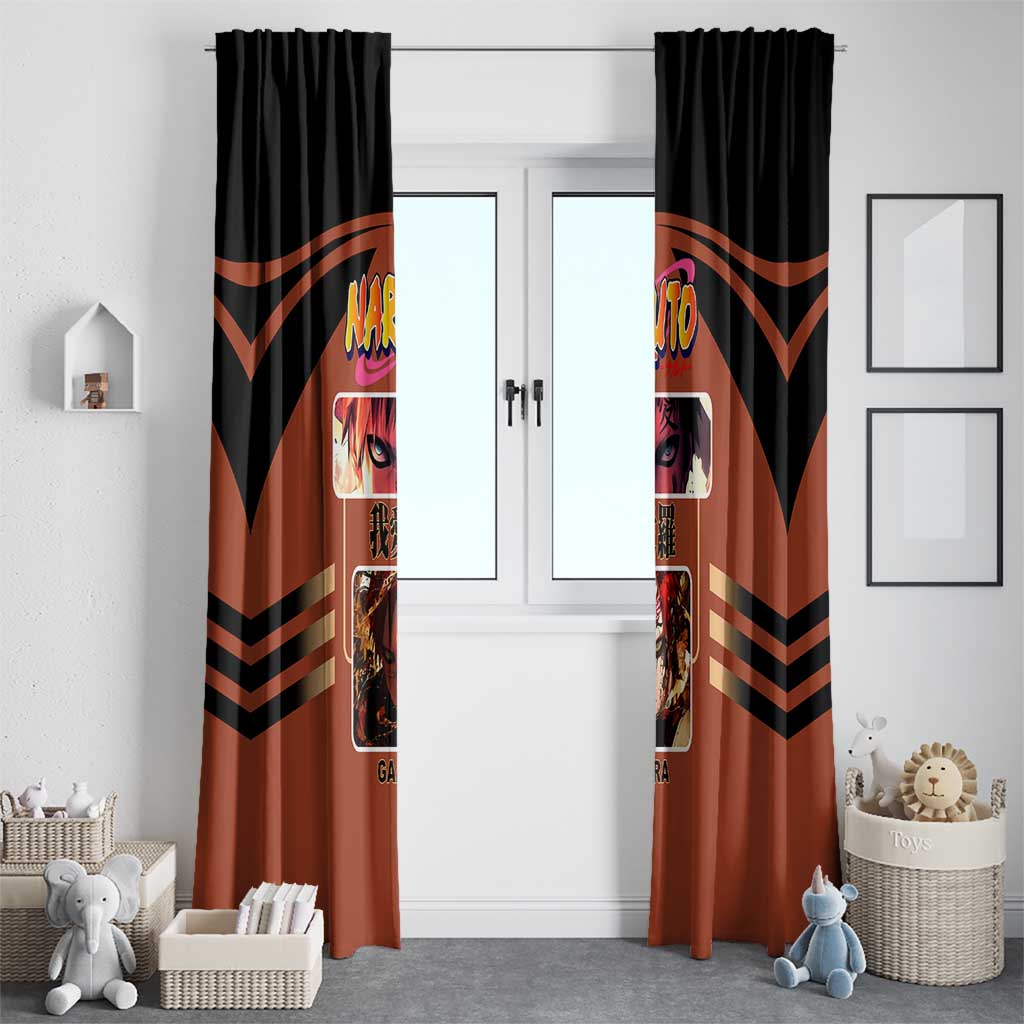 Gaara Naruto Window Curtain with Sand Manipulation and Desert Ninja Design - The Mazicc