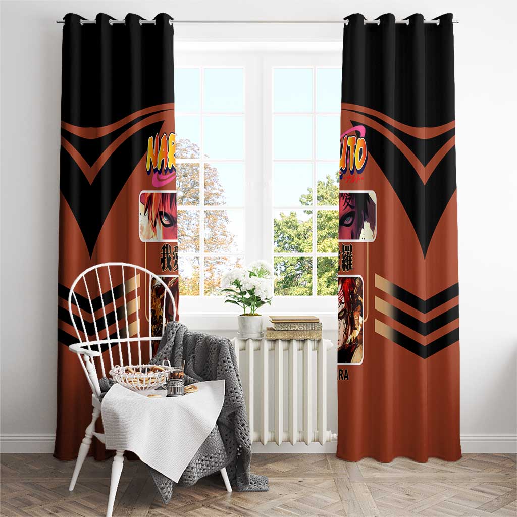 Gaara Naruto Window Curtain with Sand Manipulation and Desert Ninja Design - The Mazicc