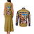 Gilgamesh Fate Series Couples Matching Tank Maxi Dress and Long Sleeve Button Shirt Anime Style