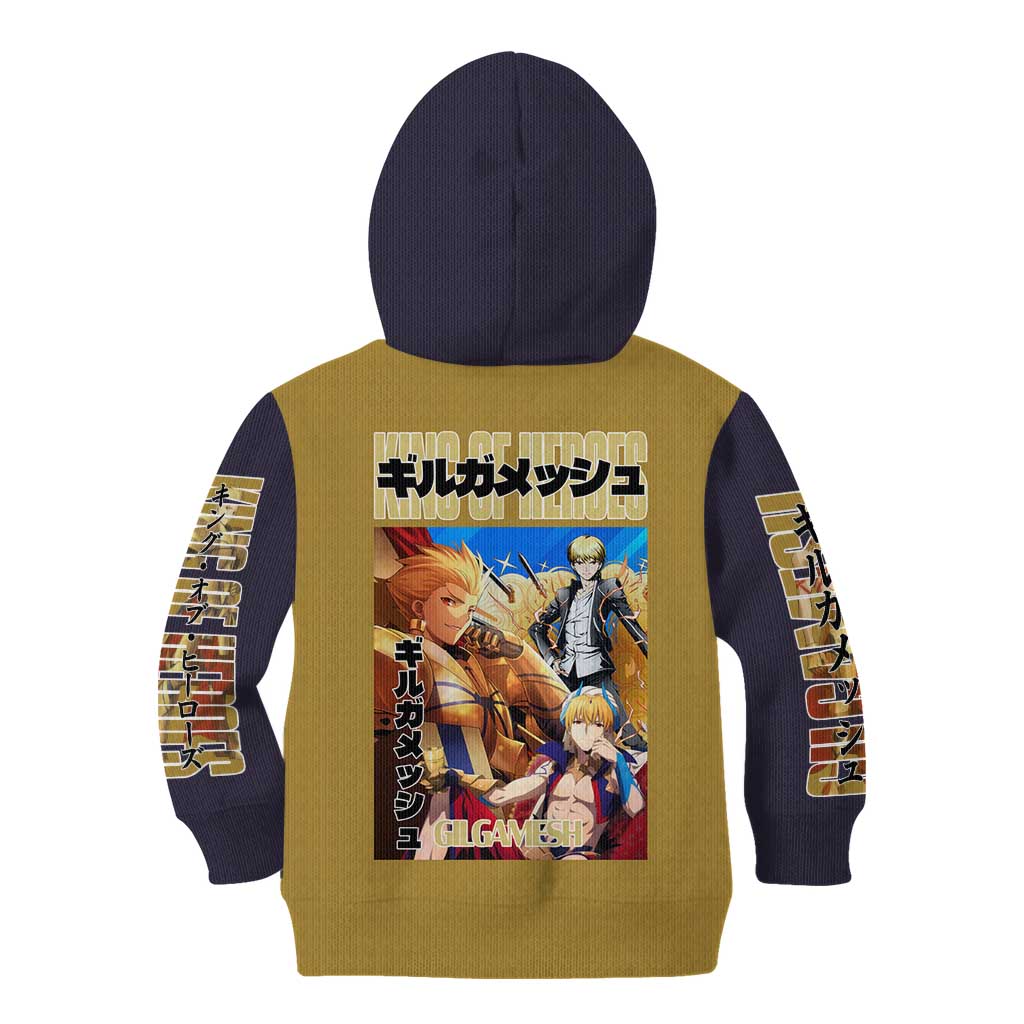 Gilgamesh Fate Series Kid Hoodie Anime Style
