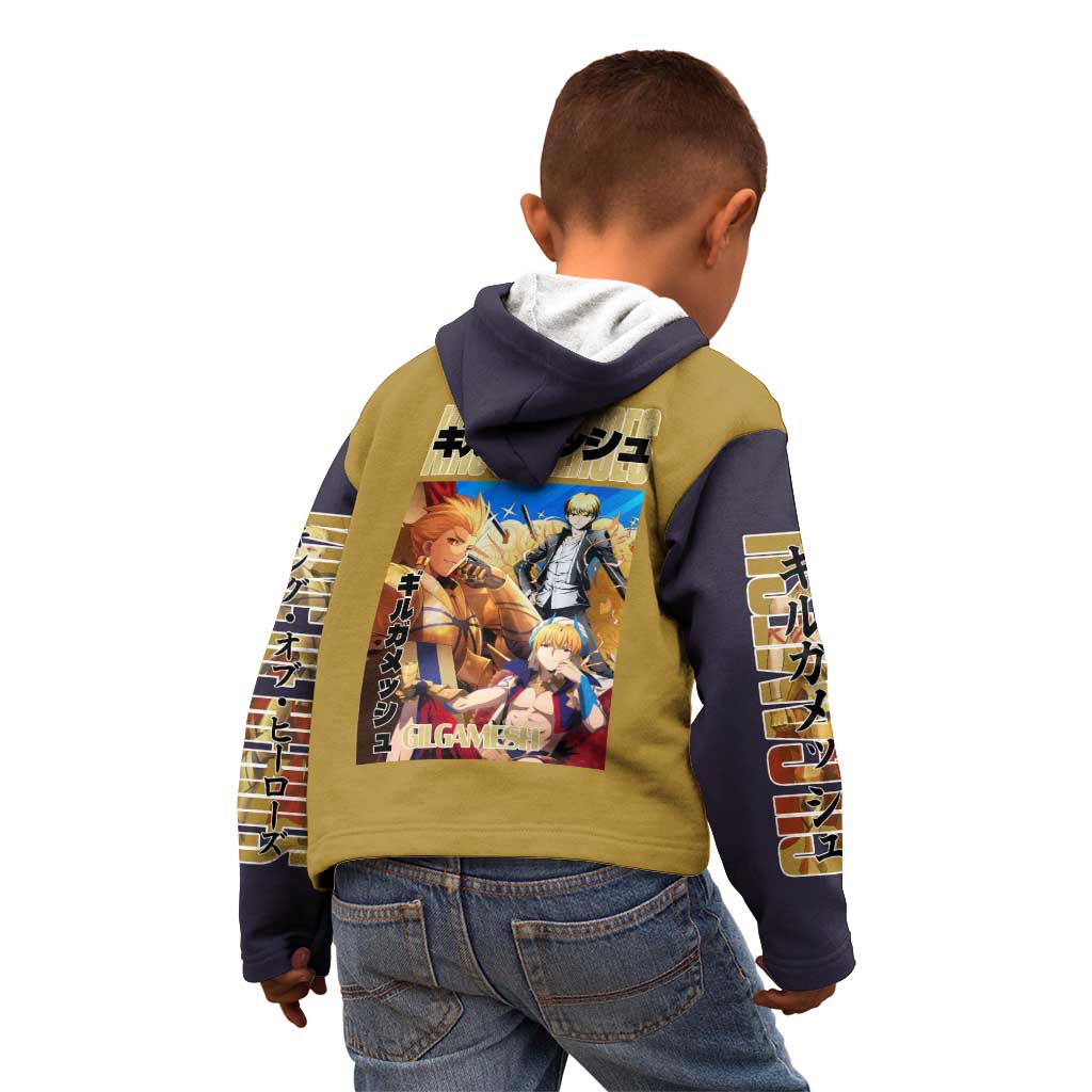 Gilgamesh Fate Series Kid Hoodie Anime Style