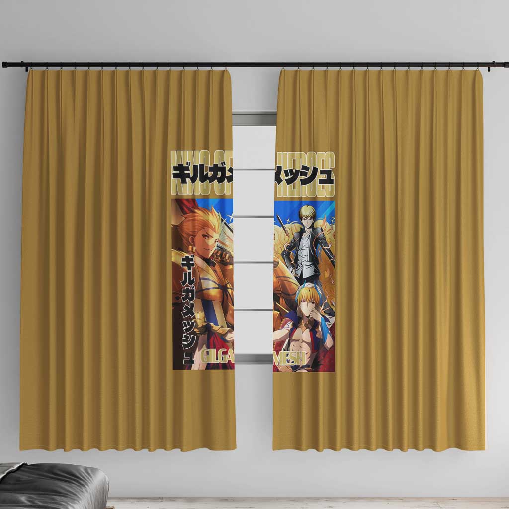 Gilgamesh Fate Series Window Curtain Anime Style