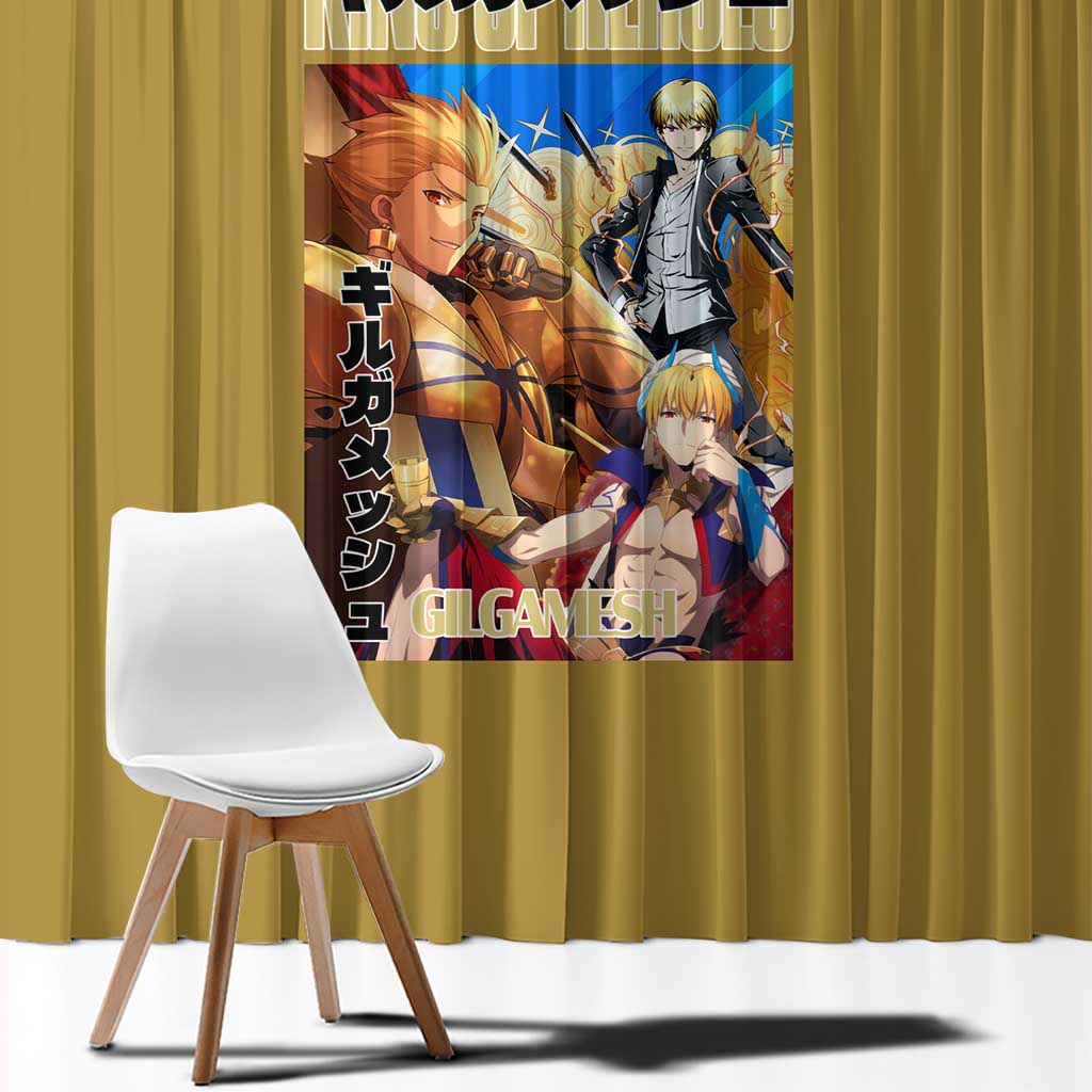 Gilgamesh Fate Series Window Curtain Anime Style