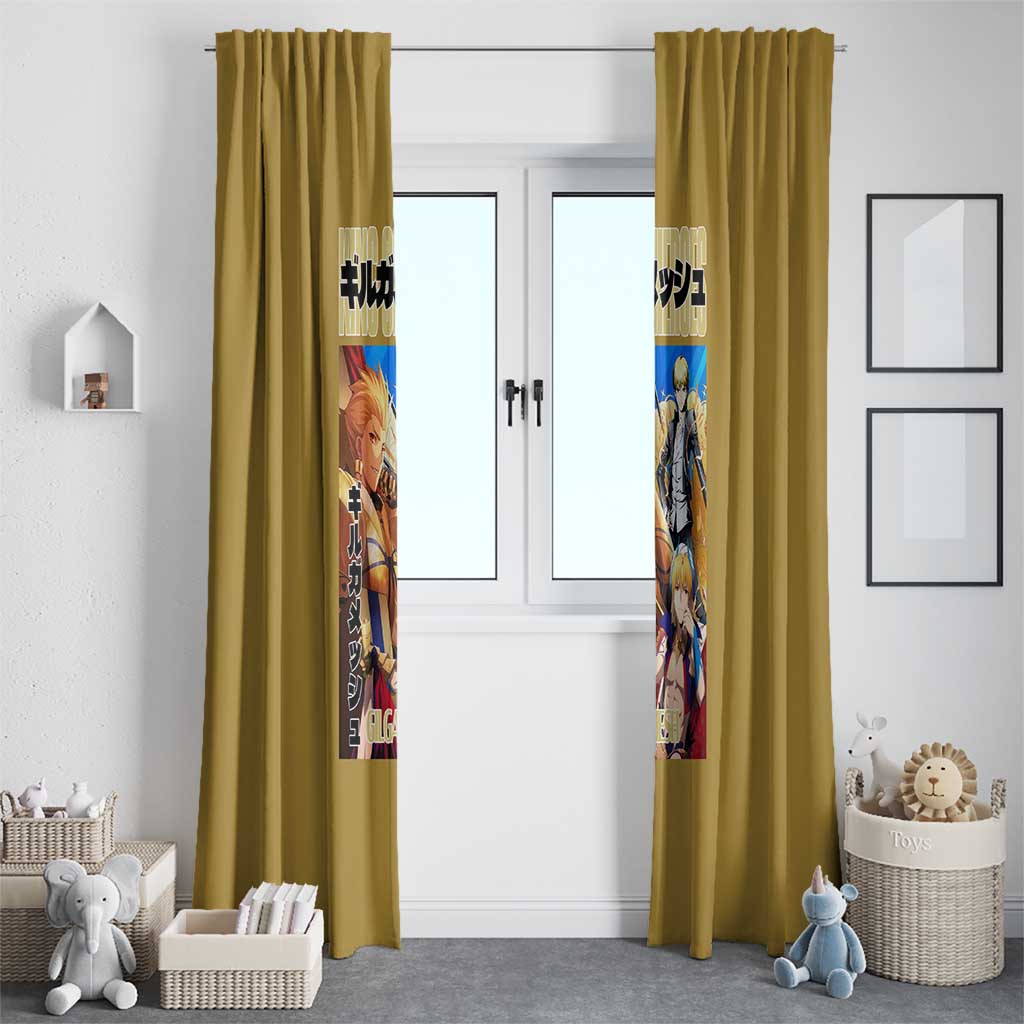 Gilgamesh Fate Series Window Curtain Anime Style