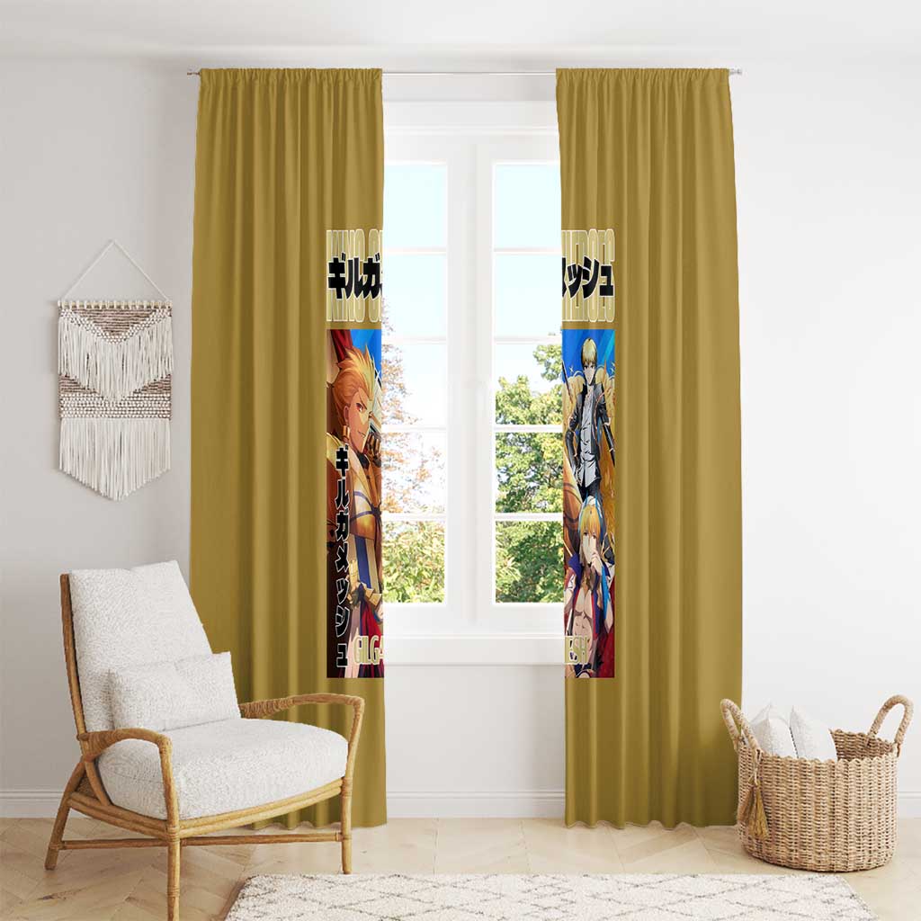 Gilgamesh Fate Series Window Curtain Anime Style