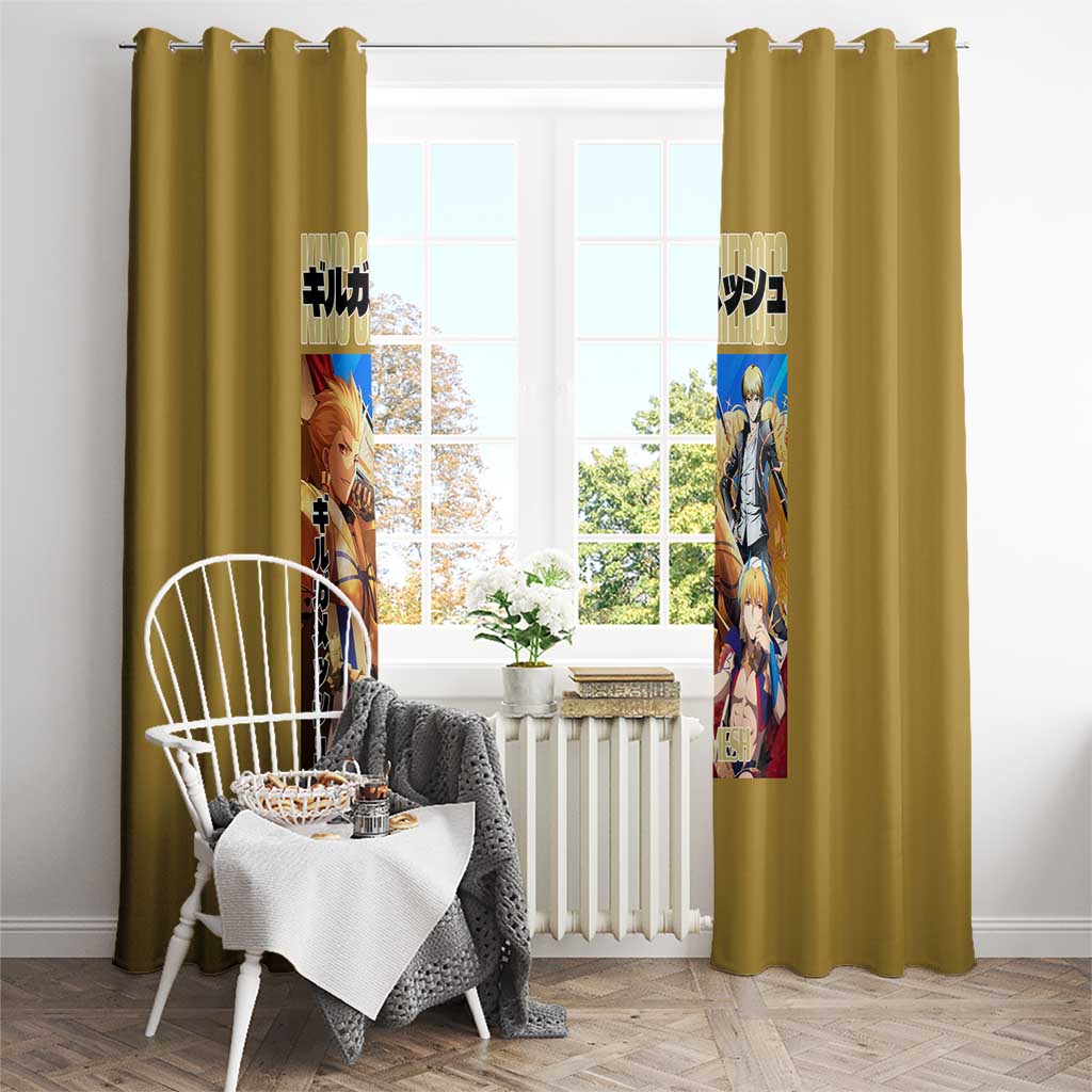 Gilgamesh Fate Series Window Curtain Anime Style