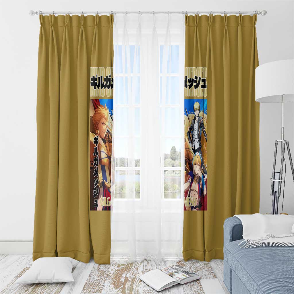 Gilgamesh Fate Series Window Curtain Anime Style