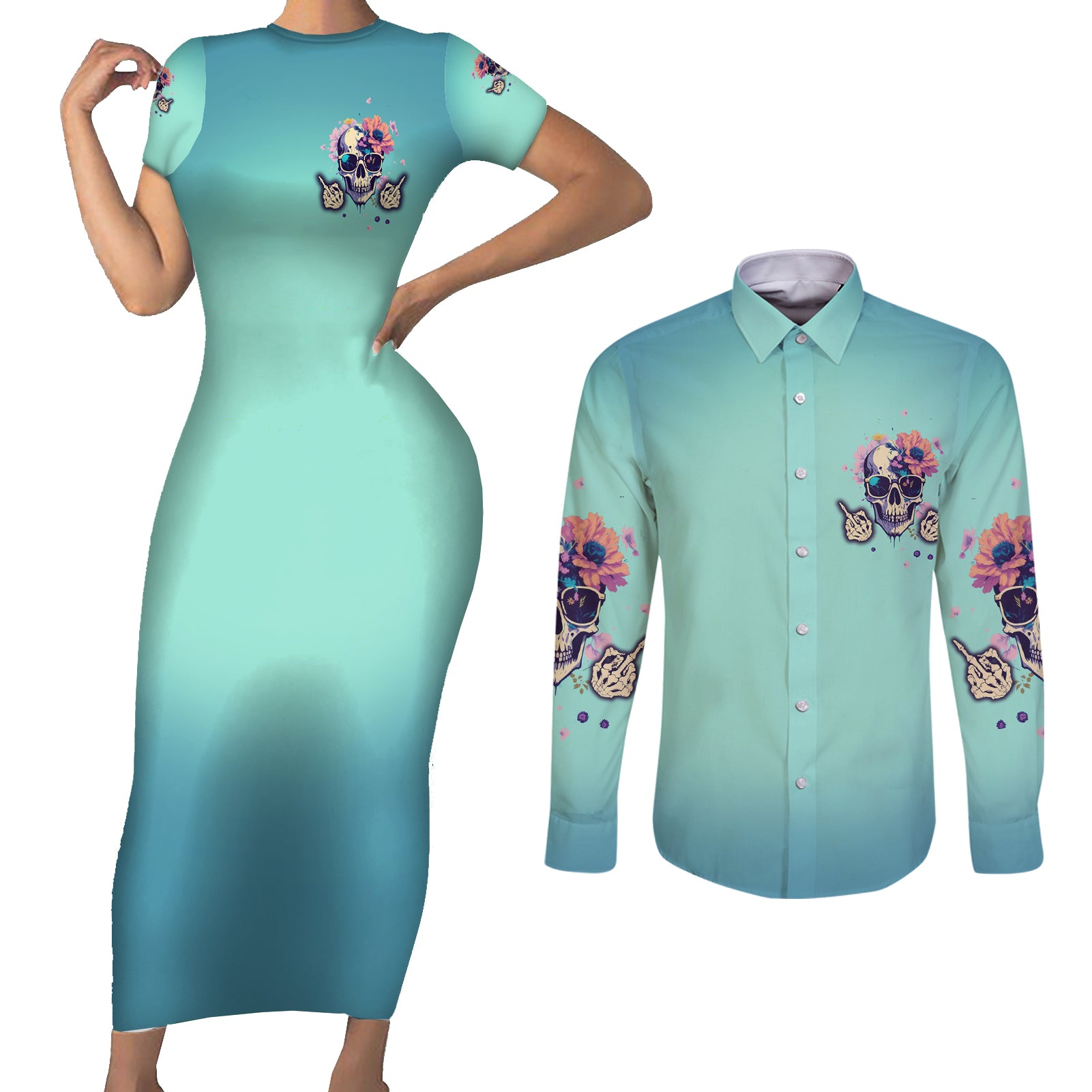 judge-me-when-youre-perfect-couples-matching-short-sleeve-bodycon-dress-and-long-sleeve-button-shirt