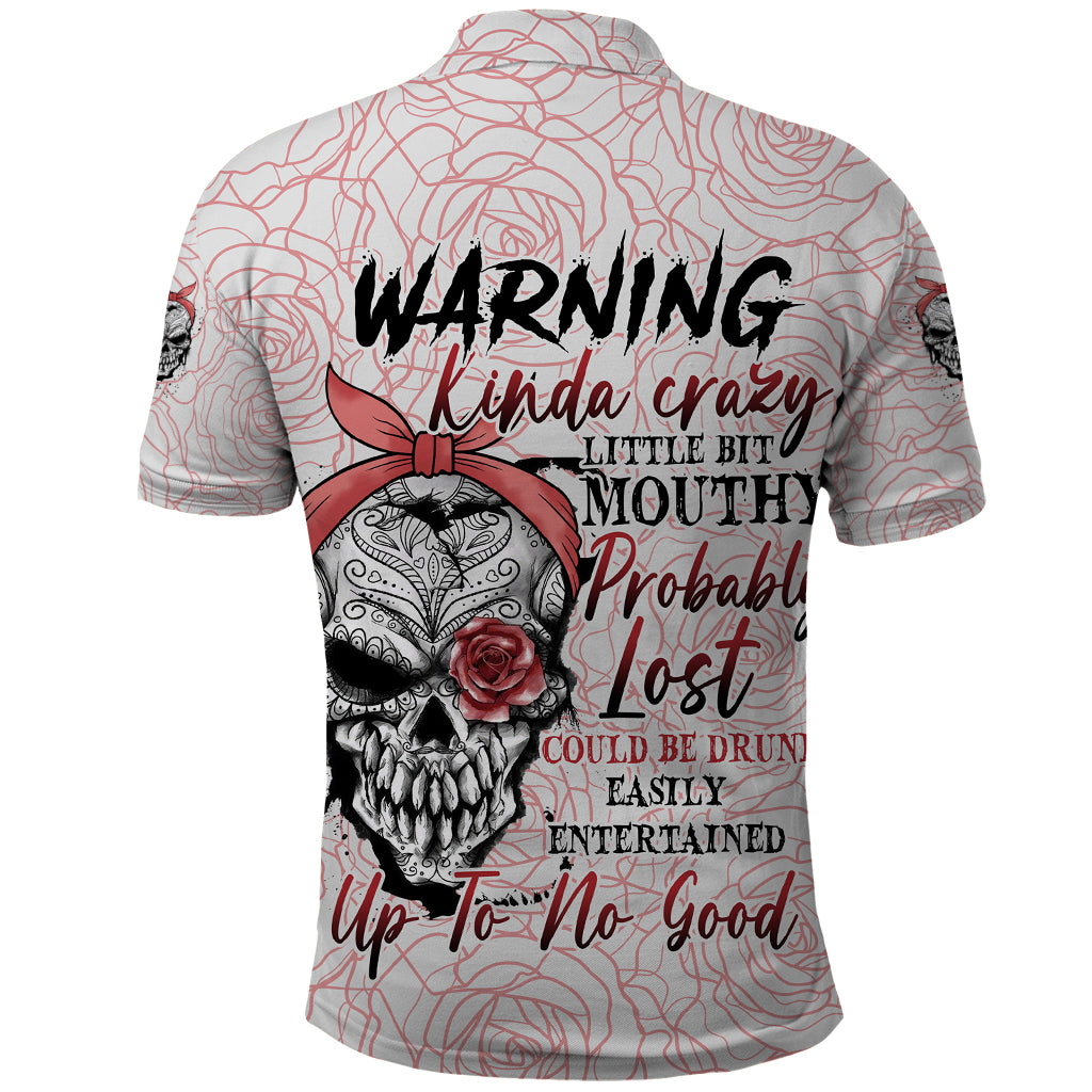 warning-kinda-crazy-tattooed-girl-rose-polo-shirt
