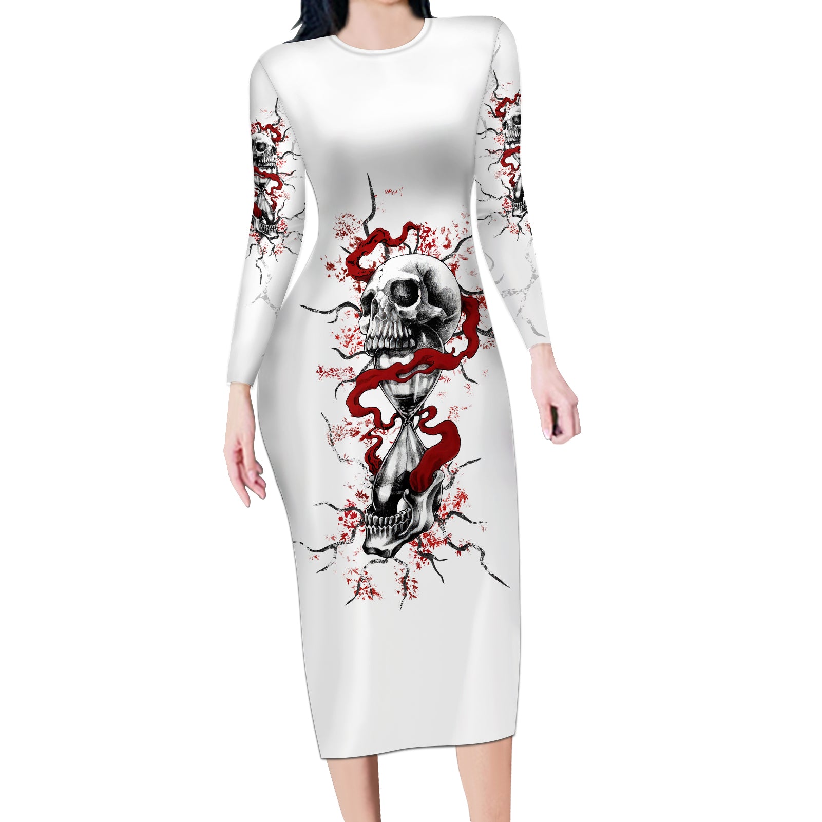 if-you-got-my-back-in-the-darkest-hours-long-sleeve-bodycon-dress