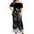 Maine Cyberpunk Off Shoulder Maxi Dress