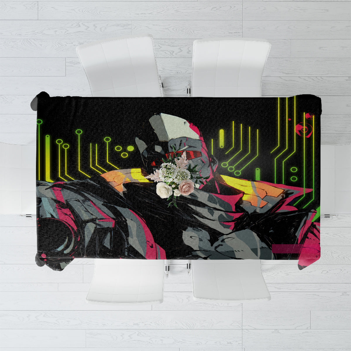 Maine Cyberpunk Tablecloth