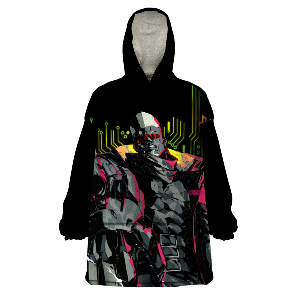 Maine Cyberpunk Wearable Blanket Hoodie