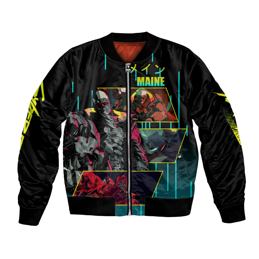 Cyberpunk Maine Bomber Jacket
