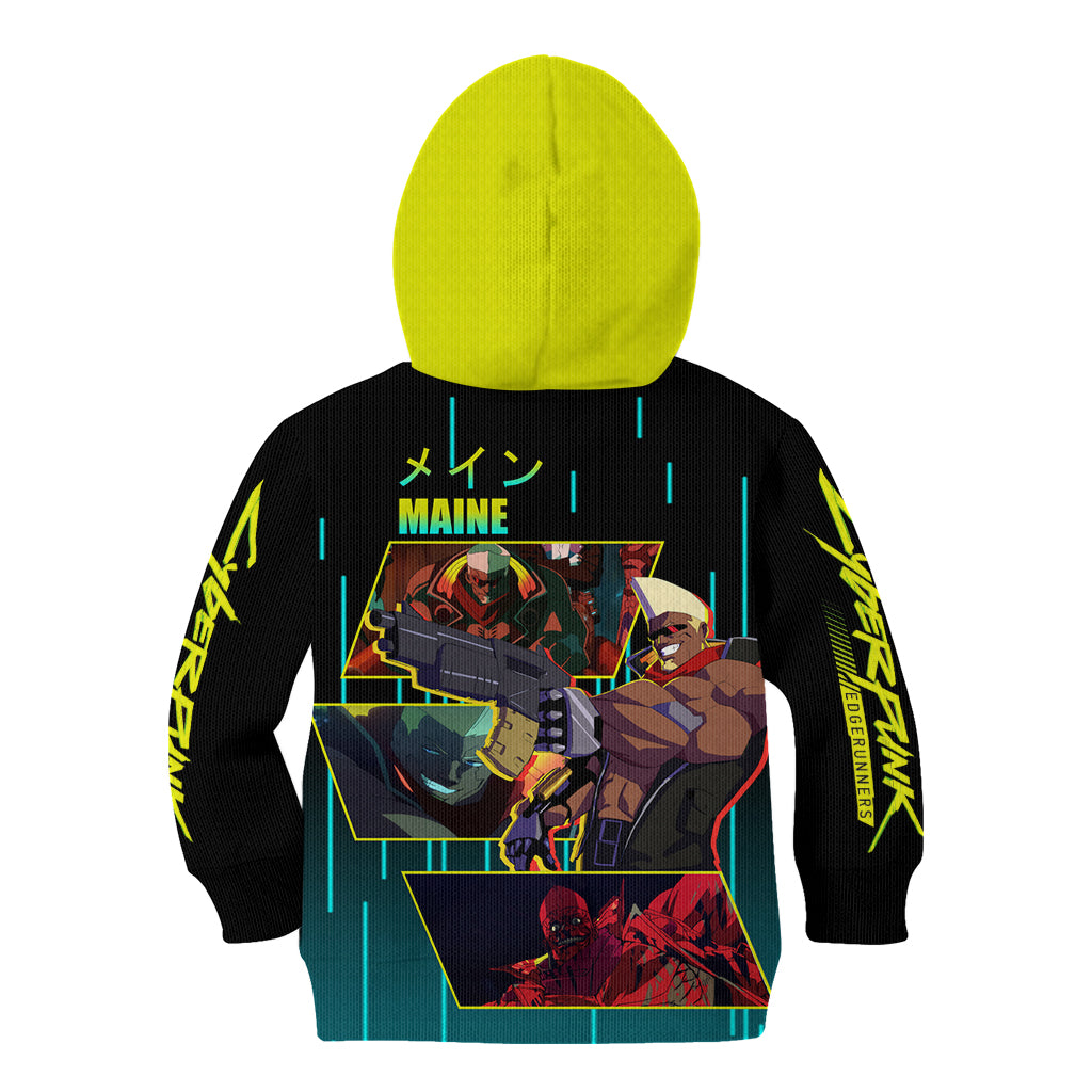 Cyberpunk Maine Kid Hoodie