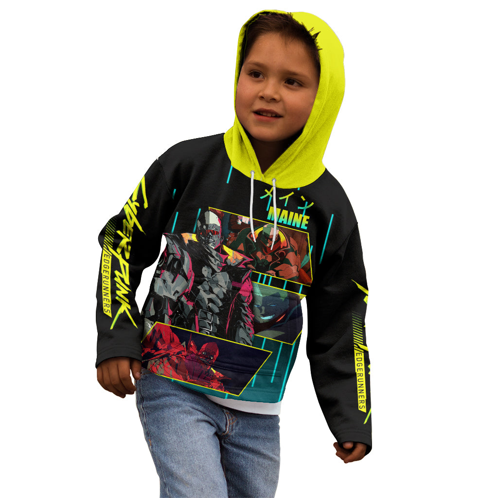 Cyberpunk Maine Kid Hoodie