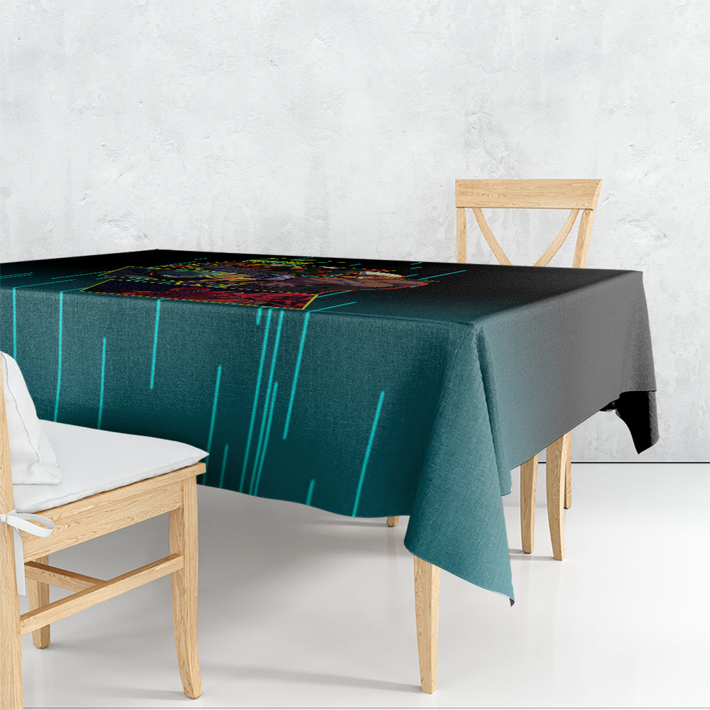 Cyberpunk Maine Tablecloth