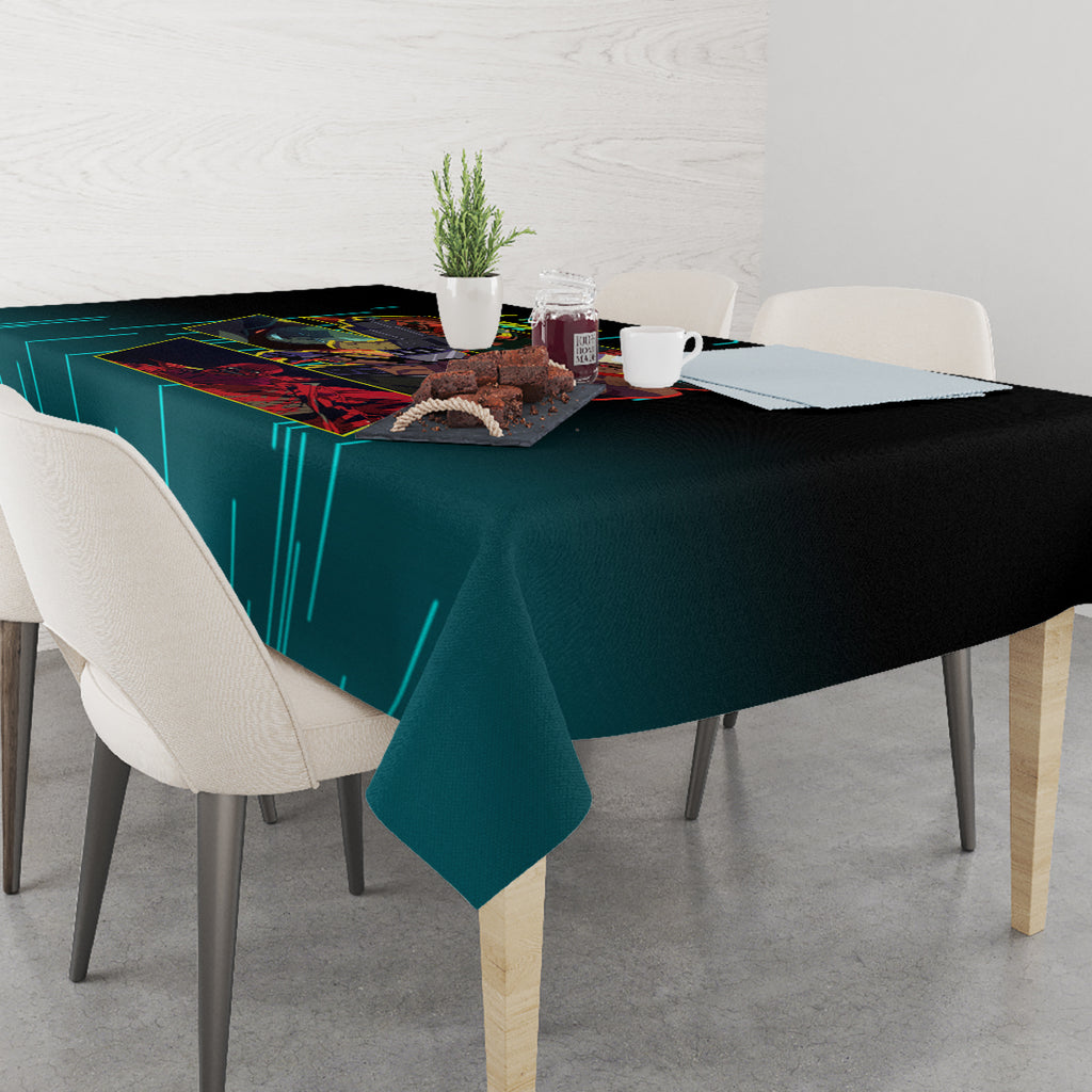Cyberpunk Maine Tablecloth