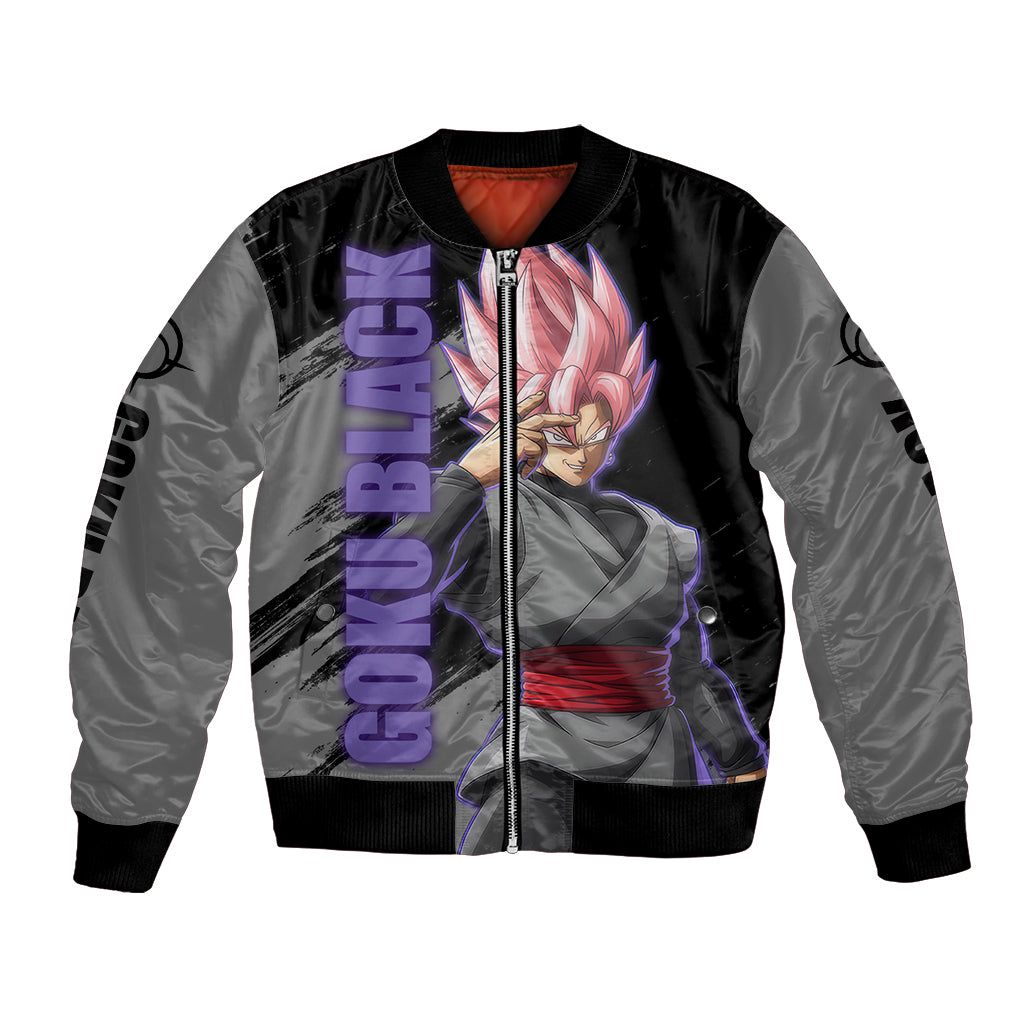 Goku Black Rose Bomber Jacket